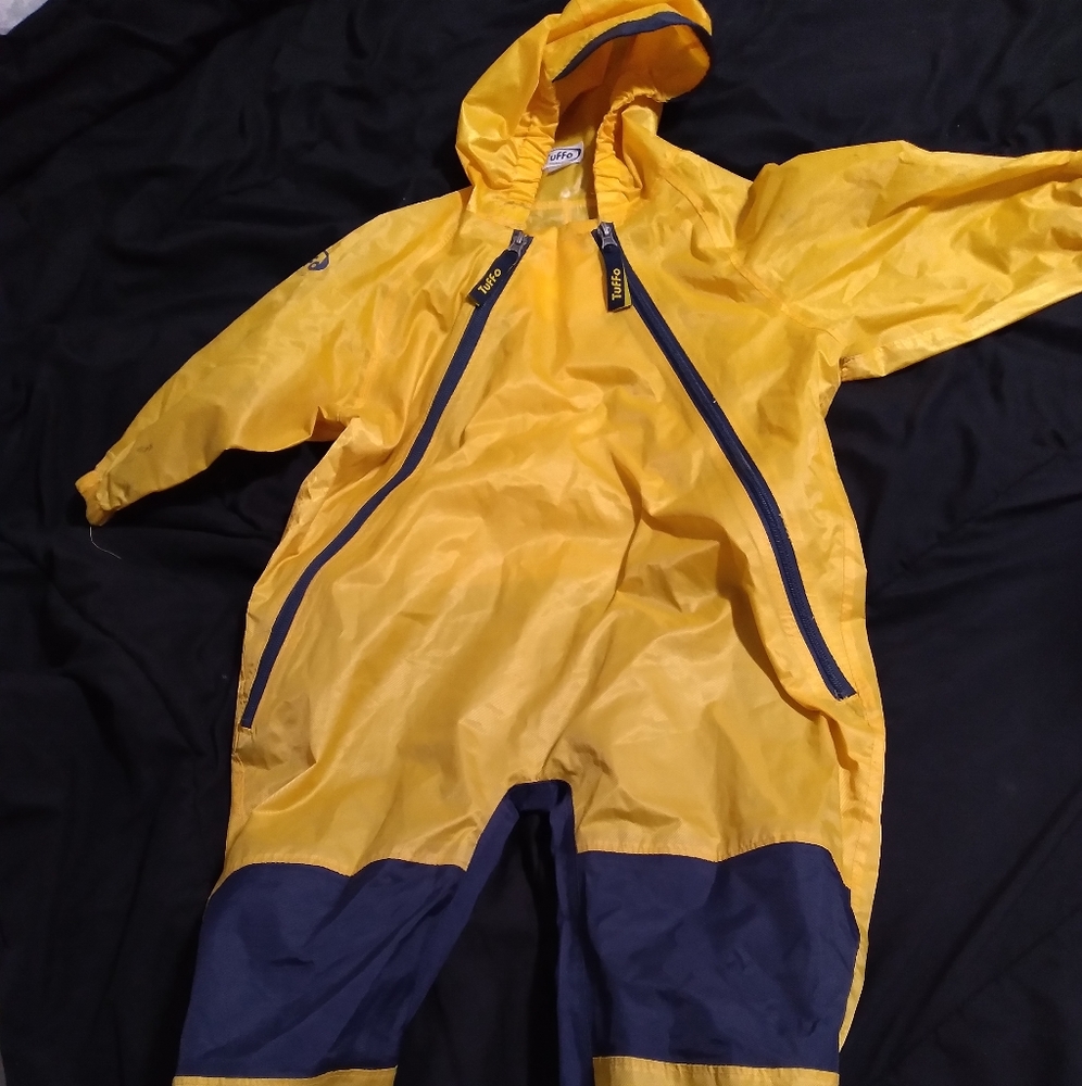 3T yellow Tuffo Rainsuit